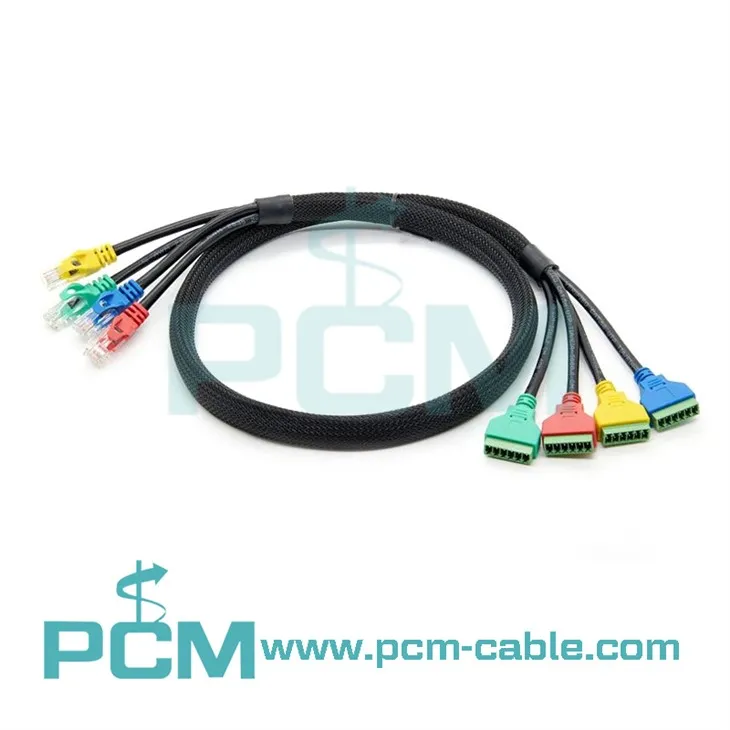 RJ45 Male To 6 Pin Terminal Block Adapter Cable